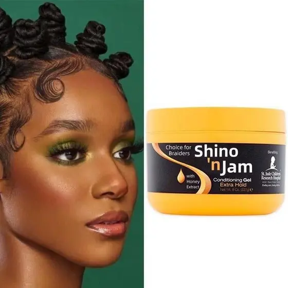 dreadlocks Cera Brilho E Controle De Borda Creme De Cabeça Tecido