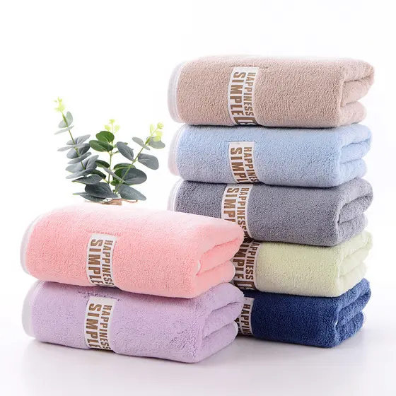 Coral velo toalha de banho conjunto adulto macio absorvente toalha de cabelo seco banho Extra grosso 80*150 toalha de pr