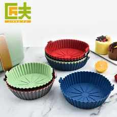Nova fritadeira de ar silicone assadeira doméstica cozimento assadeira fritadeira esteira de silicone fácil de limpar as