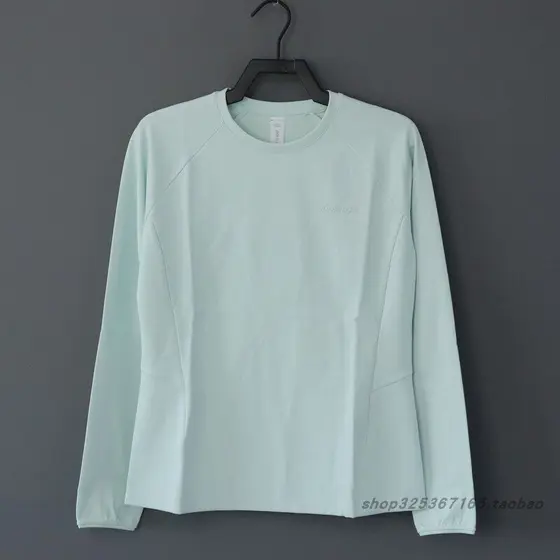 Anta Camiseta feminina de manga comprida outono inverno leve lã quente confortável macio malhas quentes162440401