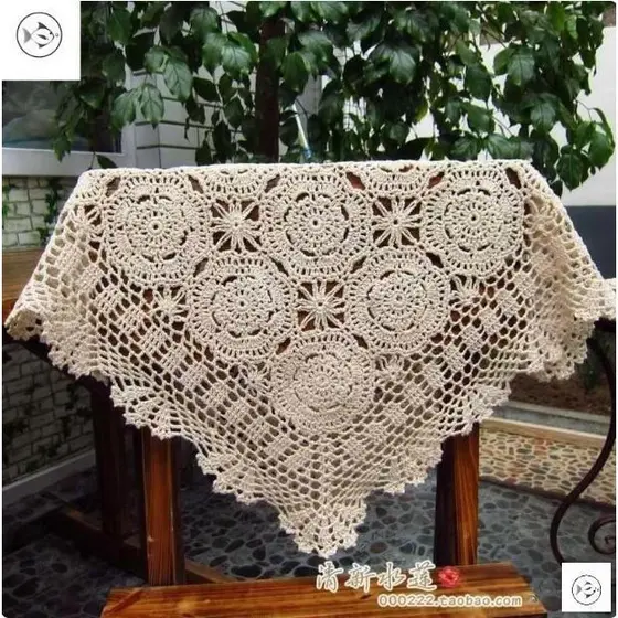 Oco crochê crochê sofá toalha artesanal puro algodão tecido toalha de mesa nostálgico r Retro Universal capa toalha quad
