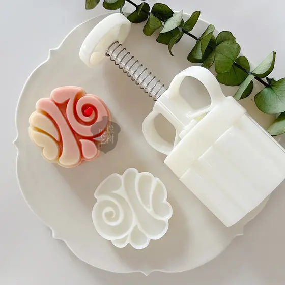 75g estilo chinês texto bênção Shun personagem Mid-Autumn Festival Mooncake molde Shunxin Ruyi aniversário banquete lemb