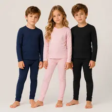 Conjunto Térmico Infantil Menina ou Menino Peluciado Quentinho Roupa de Frio 1 ao 14 Anos