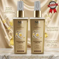 Kit 2 Óleo Extraordinário - Tratamento Sublime 100ml NEW HAIR | Hidrata, nutre e finaliza