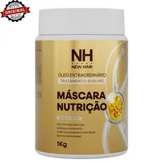 Máscara Profissional Óleo Extraordinário Nutrição e Brilho 1KG NEW HAIR