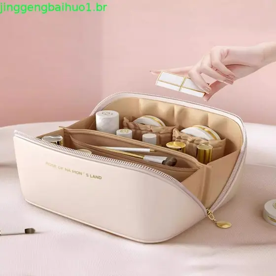 Saco cosmético portátil feminino 2025 novo estilo saco de armazenamento de cosméticos lavagem grande capacidade viagem p