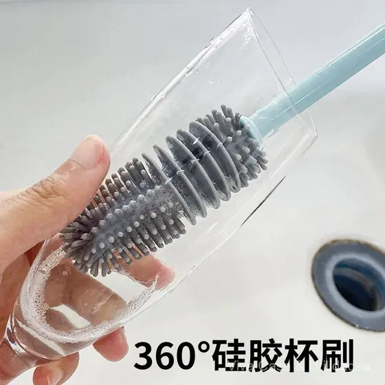 ⭐ Escova de cabo longo para copos, escova para garrafas, escova para tampas, escova para limpeza de garrafas térmicas, e