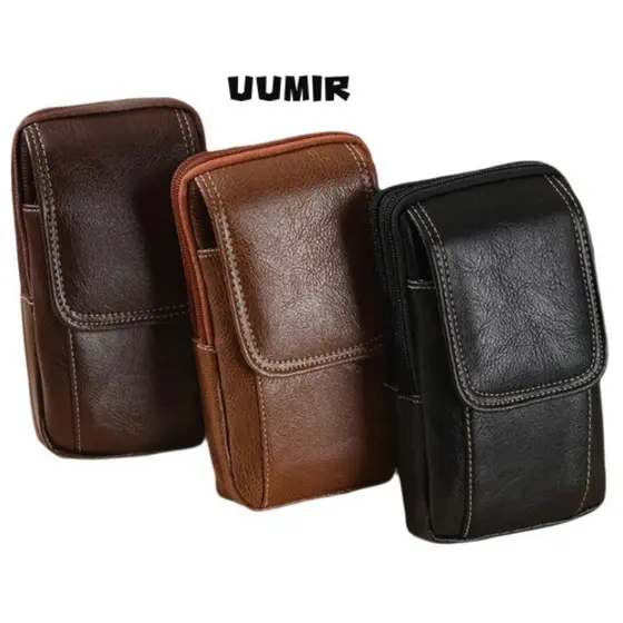 Bolsa Crossbody Umir , De Ombro De Design Simples De Couro PU Cintura Estilo Versátil Portátil Com Vários Bolsos , Roupa