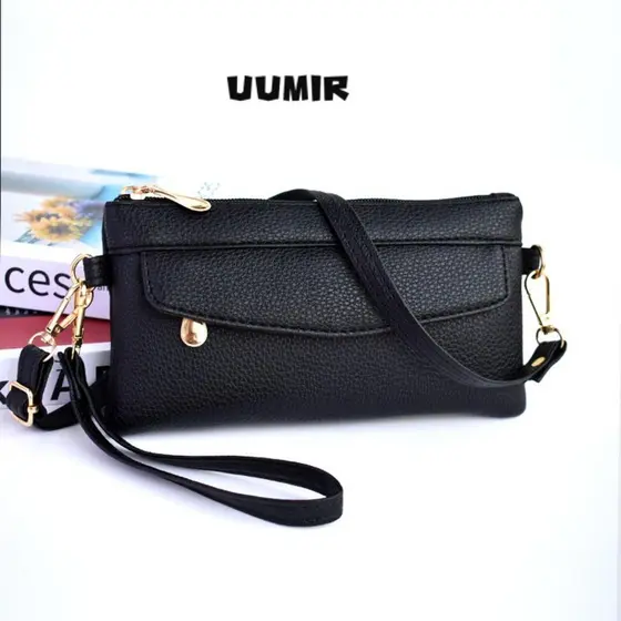 Carteira Portátil Umir , Bolsa De Couro PU Com Bolso Para Moedas Estilo Crossbody , Bolsas De Embreagem Longas Lazer Mãe