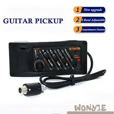 Captador De Guitarra WONY1E , Amplificador De Pré-Acústica EQ 7545R De 4 Bandas , Equalizador De Ajustável