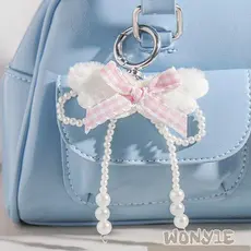 Chaveiro De Arco WONY1E , Flor De Liga De Amor De Estrela , Acessórios De Bolsa Com Pingente Fofa De Acrílico