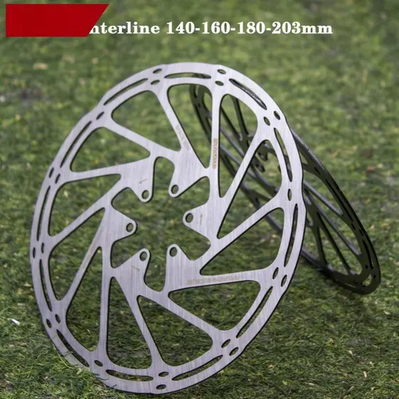 HOTWIND 140/160/180/203mm Peças De Disco Hidráulico De Linha Central Do Rotor Freio De Bicicleta De Aço Inoxidável Para