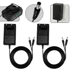KIT 1/2 Carregador de Bateria de Lítio com Dupla Saída P/ Parafusadeira 21v Bivolt