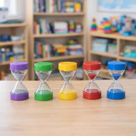 Ampulhetas Kits 1 Minuto Plástico | Relógio de Areia Timer Temporizador para Escola Educação Jogos Crianças