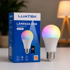 Lâmpada Inteligente Led Lk Rgb Tx12w Luatek