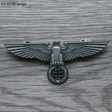 [GrandLarge] Broche de Metal em Forma de Águia, Emblema Comemorativo, Presente para Amigos HTAK