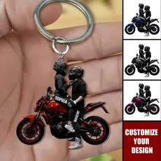 Chaveiro De Motocicleta Em Acrílico Para – Pingente De 2D , Decoração De Mochila(Nome não pode ser personalizado)