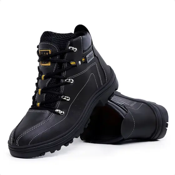 Bota Masculina Bullgat Still Boot Adventure Coturno Oferta preto