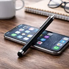 Caneta Touch Stylus Screen Em Metal Para Mesa Digitalizadora, Smartphone Celular e Tablet