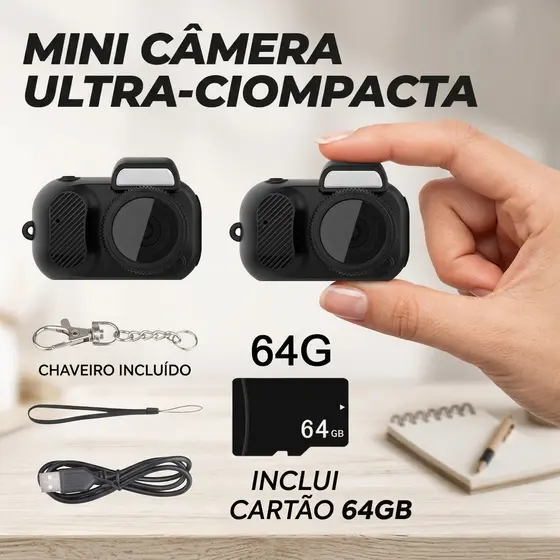 Mini Câmera HD Com Tela LCD Portátil Vintage Pequena Filmadora Gravador De Vídeo