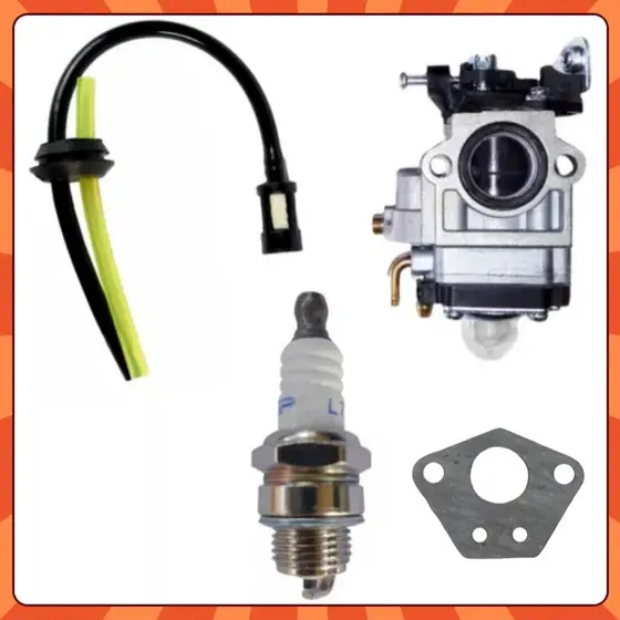 Carburador Roçadeira 43cc 52cc 63cc + Mangueira Junta Vela
