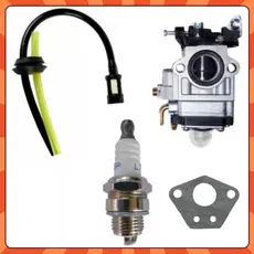 Carburador Roçadeira 43cc 52cc 63cc + Mangueira Junta Vela