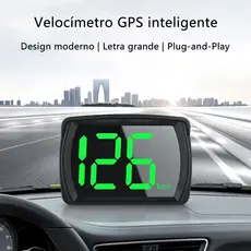 Velocímetro Digital HUD GPS para Carro – Projeção LED Universal