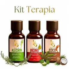 Kit Terapia Capilar Misturinha Óleo de Coco + Rícino + Alecrim 60ml