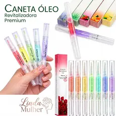 Kit 3 a 20 Óleo Hidratante Cutículas Caneta Fortalecedor Unhas Vitaminas Frutas