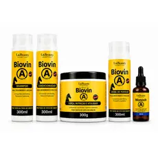 Biovin A Kit Crescimento Capilar Original Tratamento Capilar Fortalecimento Antiqueda Nutrição e Reconstrução