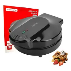 Máquina De Fazer Waffle Panqueca Elétrica Waffleira 1000w