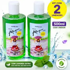 Deo Colonia de Alfazema Seiva kit com 2 unidades  de 500 ml Alfazema