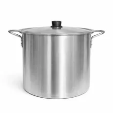 Caldeirão De Aluminio com Tampa 22 Litros TAM 32 Linha Hotel Feijoada Sopa