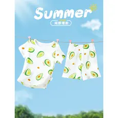 Bebê de manga curta terno verão fino roupas de bebê estilo algodão puro meninos meninas crianças verão Shorts de duas pe