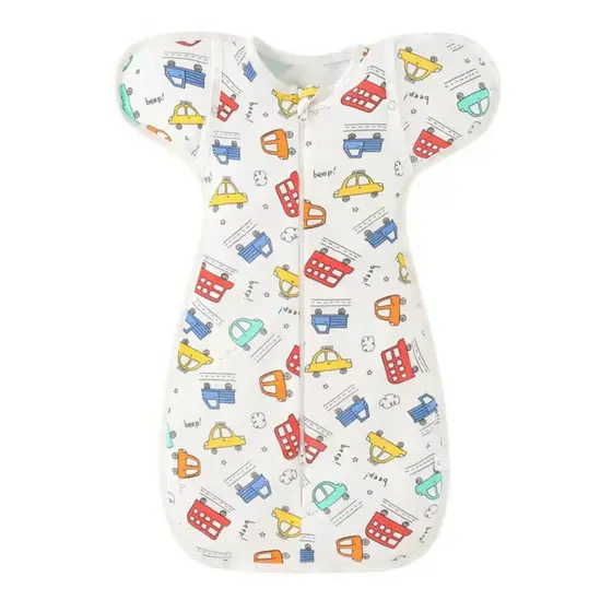 Recém-nascido estilo render Swaddling saco de dormir do bebê Anti-choque primavera bicho da seda saco de dormir recém-na