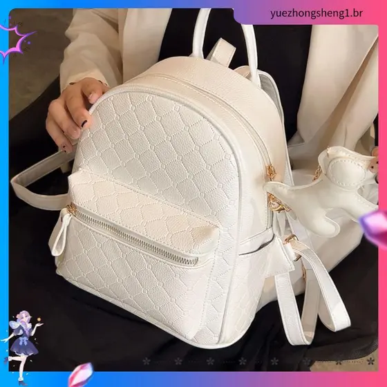 Xiaoxiang estilo All-Match mochila feminina 2026 novo estilo versão coreana moda mochila de viagem Casual passeio estilo