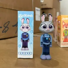 2026 Crazy Zoo Cute Judy Nick Boneca Escova de dentes infantil para viagem Escova de dentes retrátil para lavagem essenc