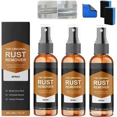 Rust Remover Spray, Rust Remover Spray for Metal, Fast Acting Heavy Duty Rust Dissolver for Cars, Metal, Tools, Bolts &