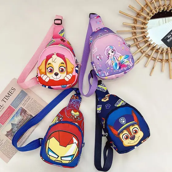Bolsa Para Bebês Meninos Crianças Chase/Skye/Homem Aranha/Princesa