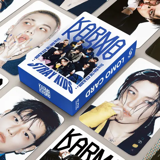 55-127pcs STRAY KIDS KARMA Lomo Cartões 4o Álbum Oco SKZ Mixtape Dominado HOP HIP HYUNJIN FELIX BANGCHAN Photocards Stra