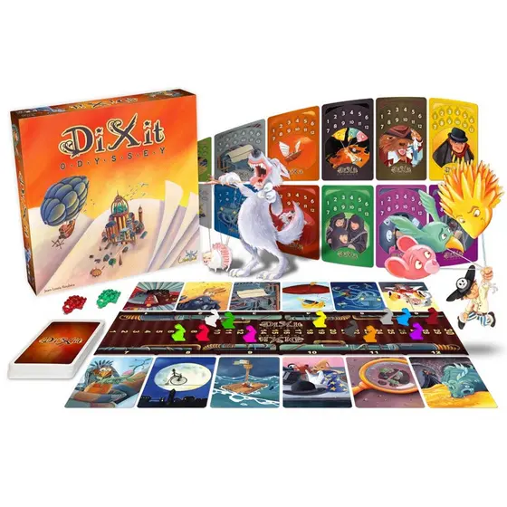Jogo De Tabuleiro Dixit Odyssey Party Family Game Uma Imagem Vale Mil Palavras !
