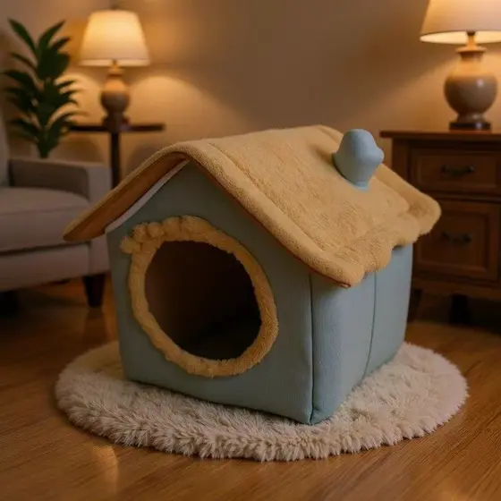 Casa de gato inverno quente maca de gato quatro estações Universal removível lavável casa de cachorro cama de gato maca