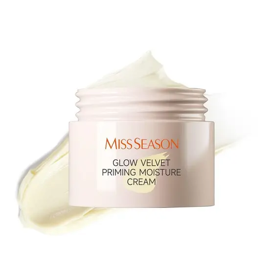 Primer Facial MISSSEASON Glow Velvet para Uso Antes da Maquiagem, Primer Hidratante de Longa Duração para Maquiagem Faci