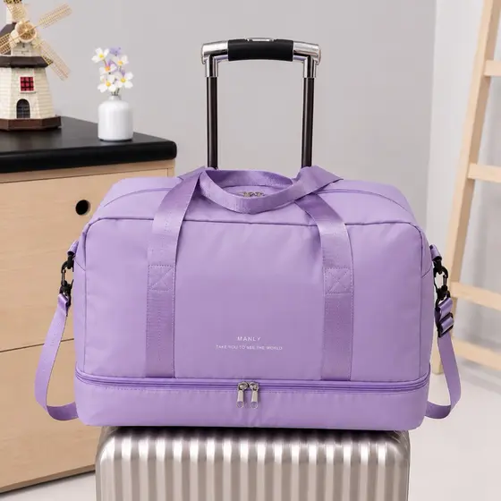 Bolsa De Viagem Sport Com Compartimento Para Sapatos Impermeável Alça Lateral Grande Capacidade 30L