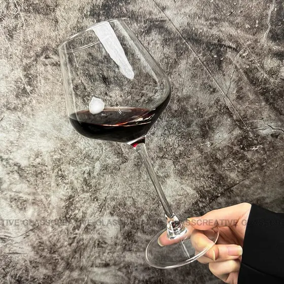 Estilo europeu ins luz luxo grande barriga copo de vinho tinto taça de vinho grande borgonha copo de vinho tinto High-En