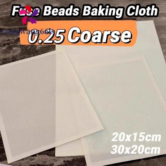 YONGWANG 5 Peças De Pano De Cozimento De Contas De Fusível , Textura Grossa , Alta Temperatura , Derretimento