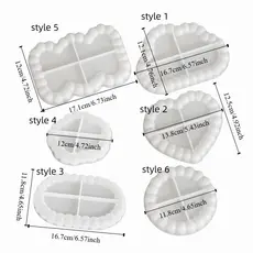 Molde De Bandeja De Armazenamento YONGWANG , Silicone Translúcido Para Porta-Copos DIY Gesso Em Forma De Nuvem Formato D