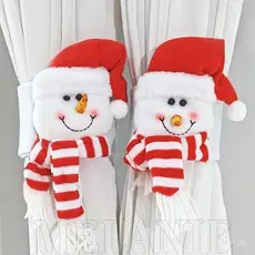 [Guudu] Tieback De Fivela De Cortina De Natal-Clipe De Amarração Boneca-Acessórios Decorativos Para Casa-Enfeites De Alc