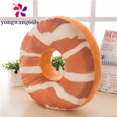 YONGWANG Travesseiro Donut Fronha Sofá Aniversário Natal Nap Chocolates Almofada De Assento