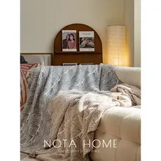 Cobertor de sofá de pelúcia estilo nórdico cobertor Casual escritório Nap cobertor capa perna modelo quarto cama final t